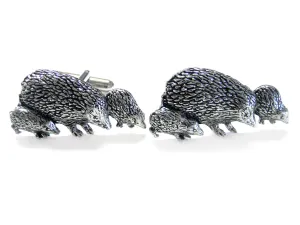 Hedgehog Family Cufflinks