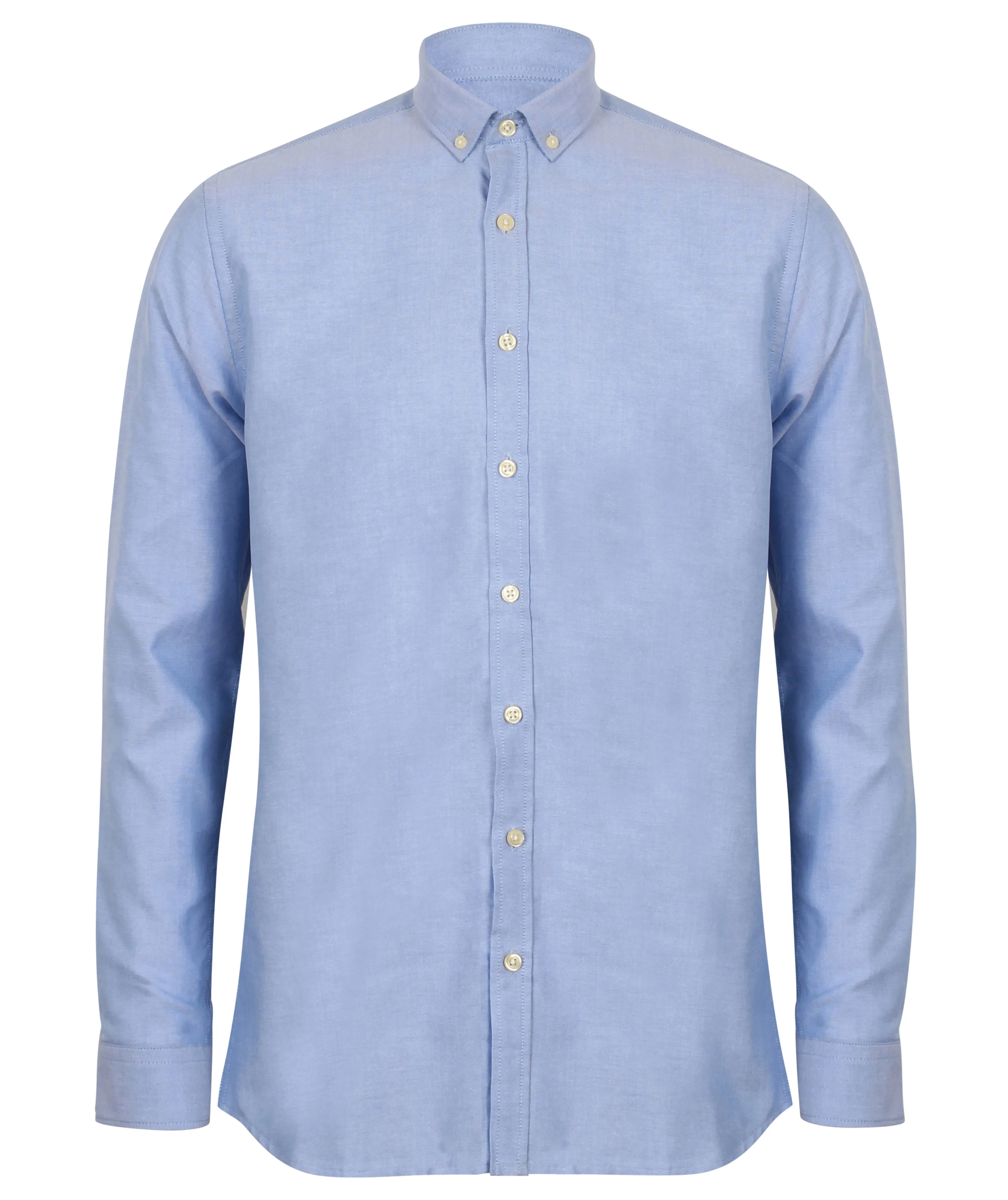 Henbury Modern Long Sleeve Oxford Shirt