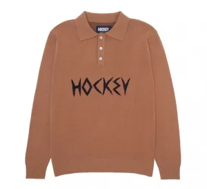 HOCKEY KNITTED POLO SWEATER