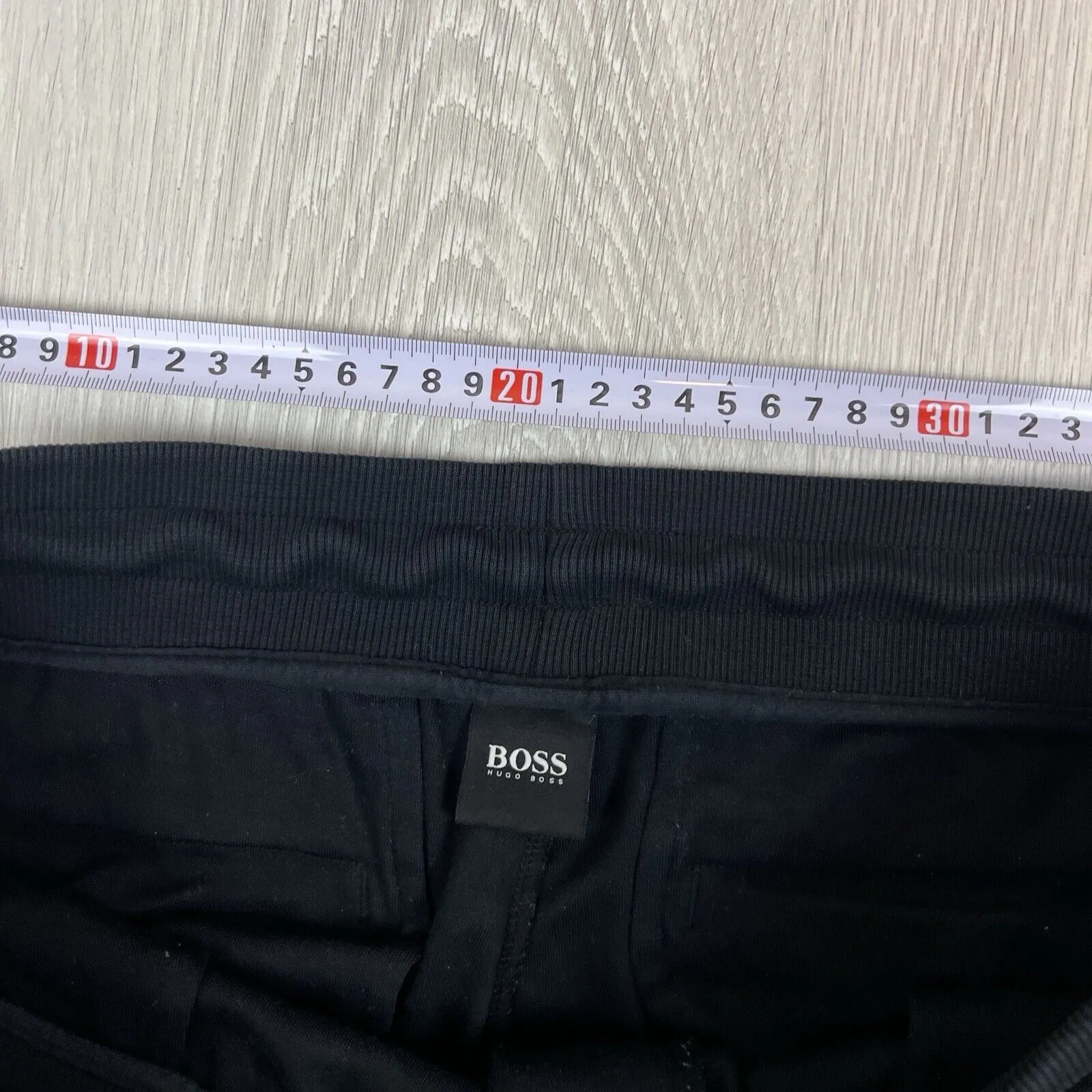 Hugo Boss Mens Black Tappered Jogger Trackies Pants Size XL