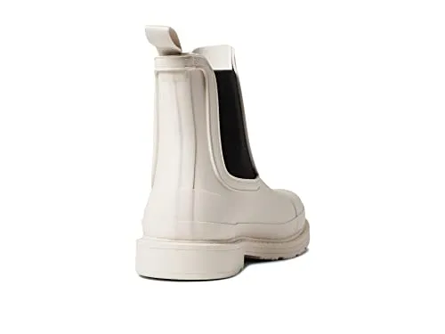 Hunter Commando Chelsea Boots for Women - Rubber Outsole with Tread Pattern, Slide On Closure, and Waterproof Shoes Cast 6 M