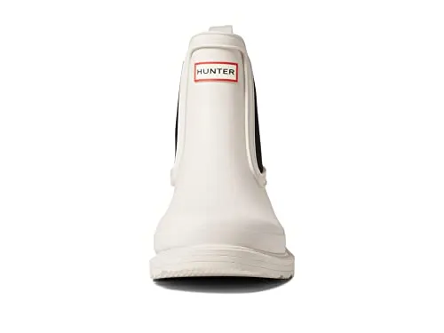 Hunter Commando Chelsea Boots for Women - Rubber Outsole with Tread Pattern, Slide On Closure, and Waterproof Shoes Cast 6 M
