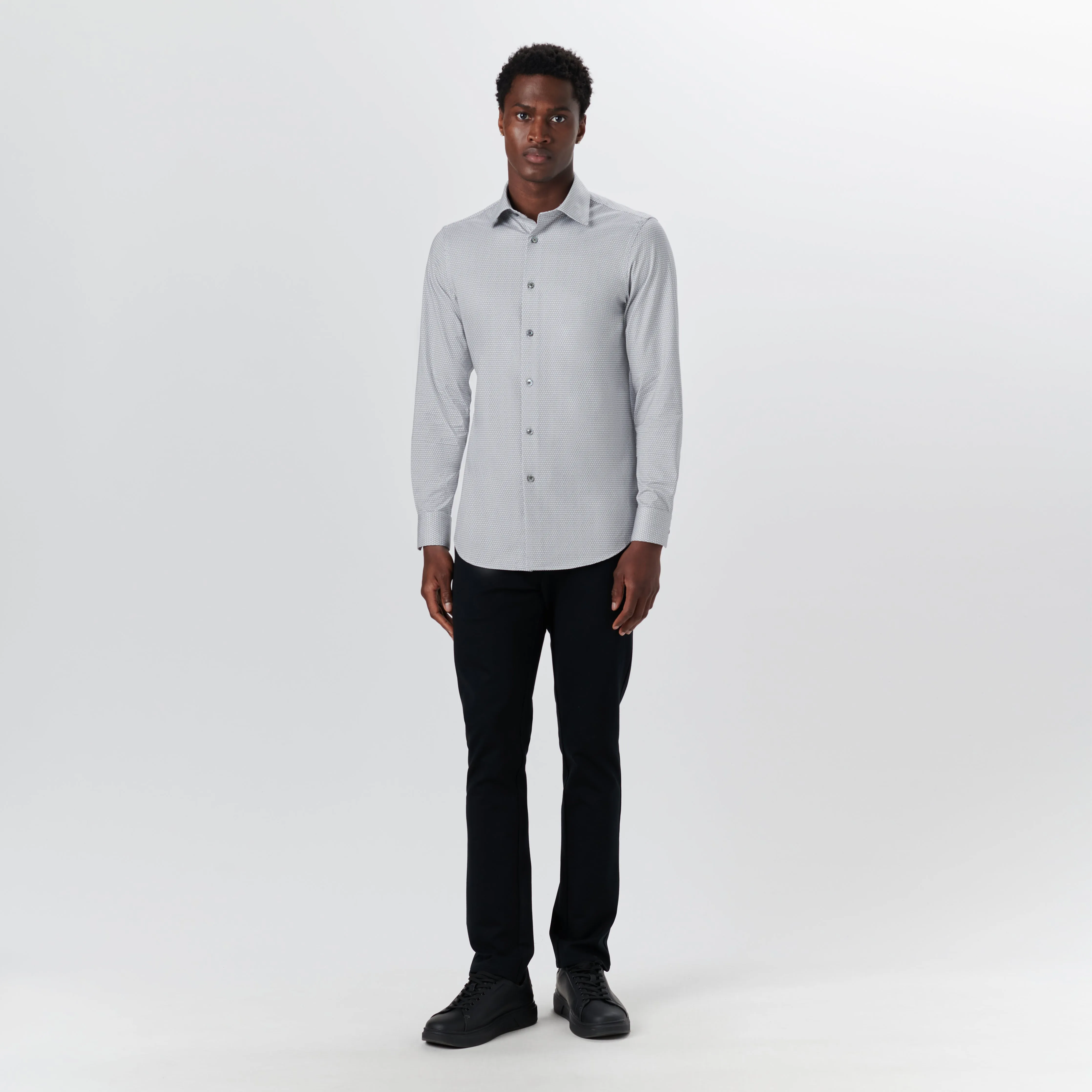 JAMES Geometric Print OoohCotton Shirt