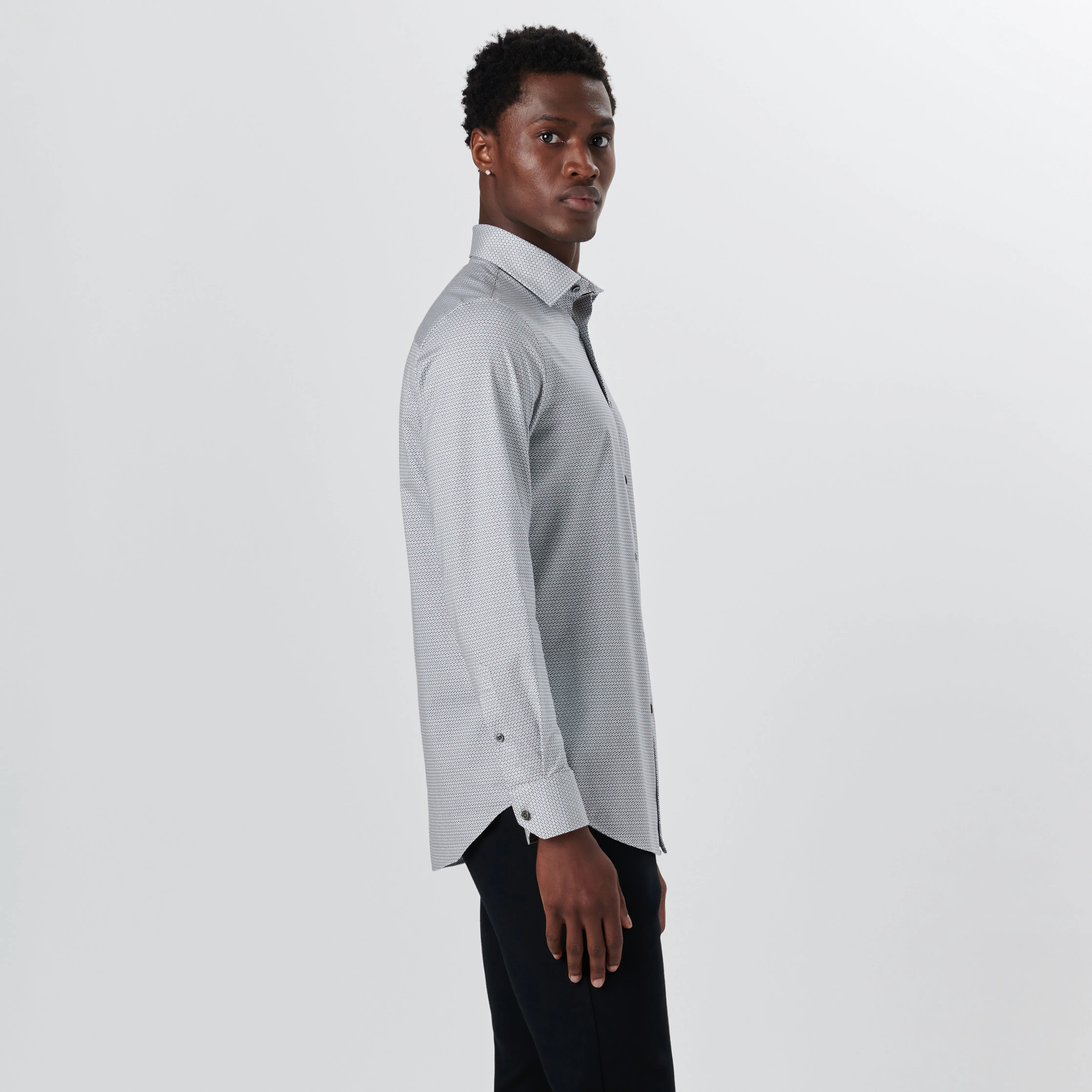 JAMES Geometric Print OoohCotton Shirt