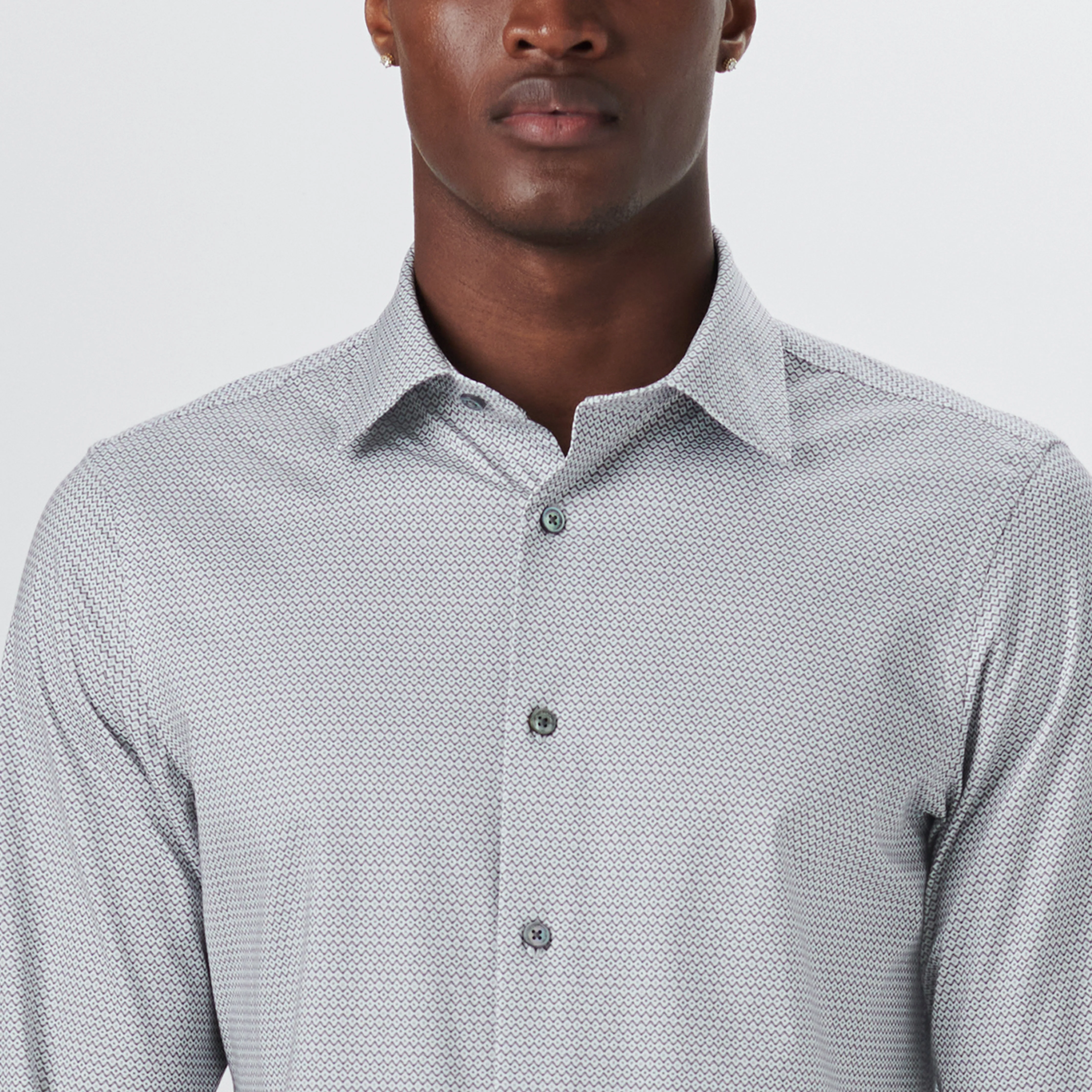JAMES Geometric Print OoohCotton Shirt