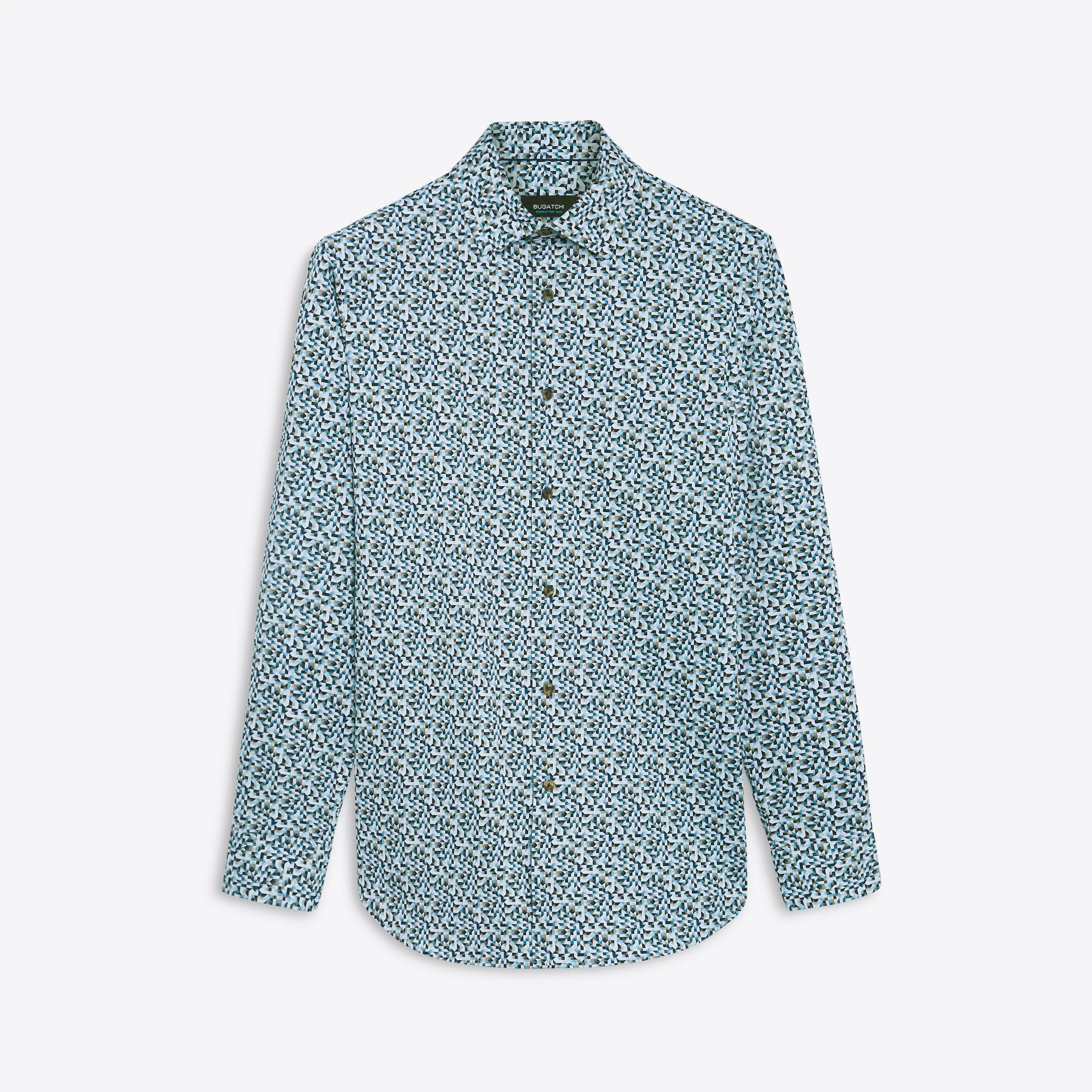JAMES Geometric Print OoohCotton Shirt