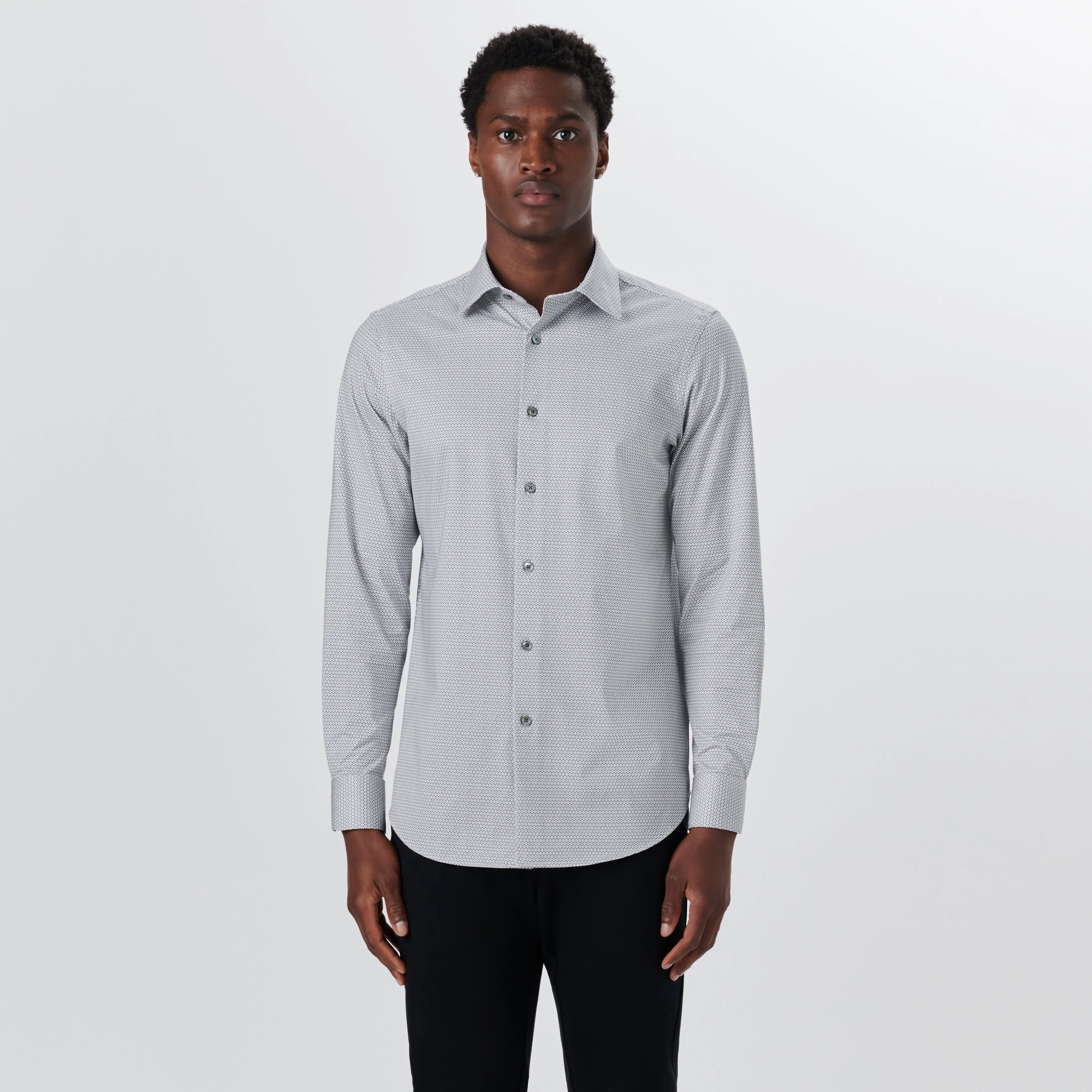 JAMES Geometric Print OoohCotton Shirt