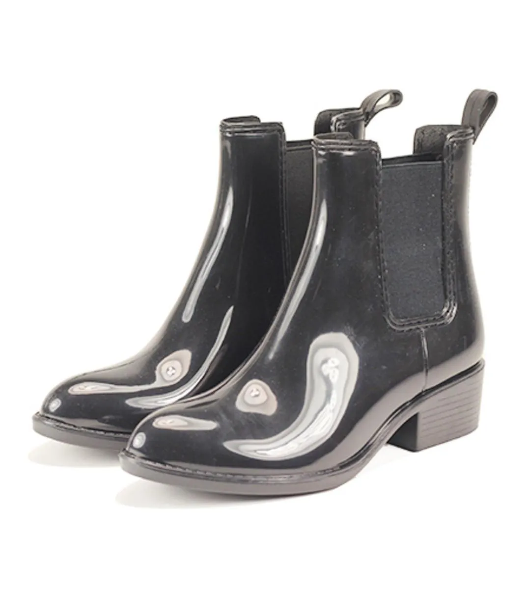 Jeffrey Campbell Stormy Black Rain Boot BLACK