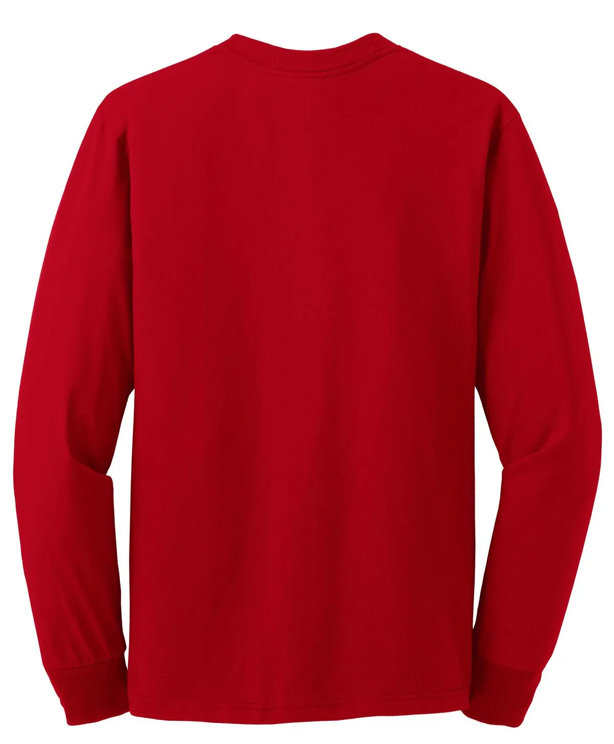 Jerzees Dri-Power 50/50 Cotton/Poly Long Sleeve T-Shirt.  29LS True Red