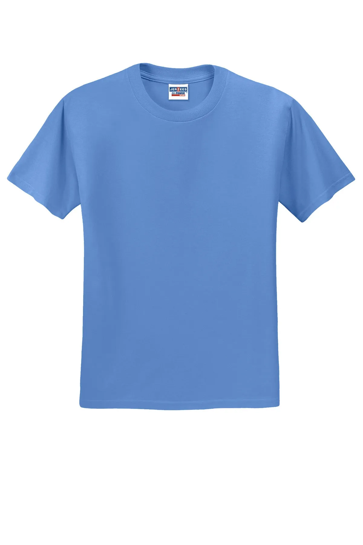 Jerzees  Dri-Power 50/50 Cotton/Poly T-Shirt.  29M Columbia Blue