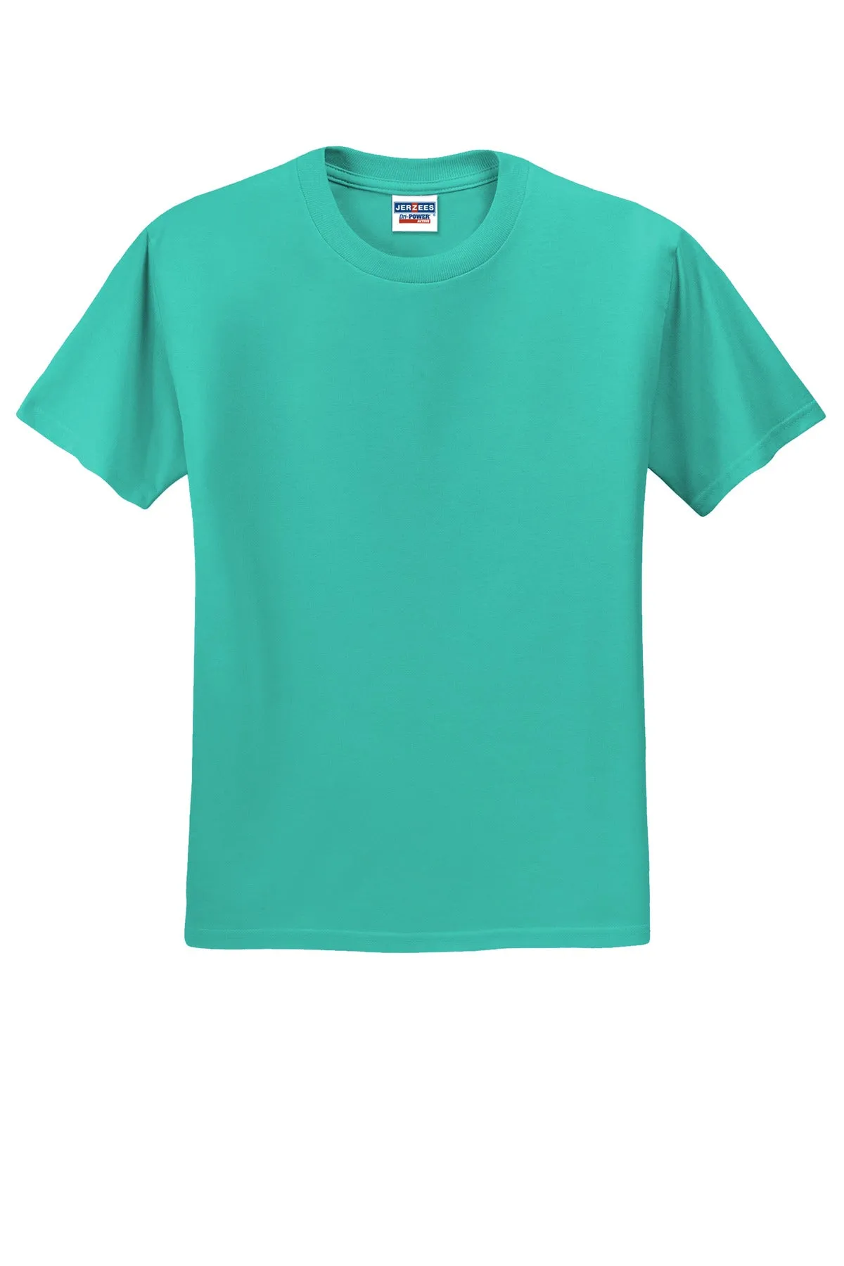 Jerzees  Dri-Power 50/50 Cotton/Poly T-Shirt.  29M Cool Mint
