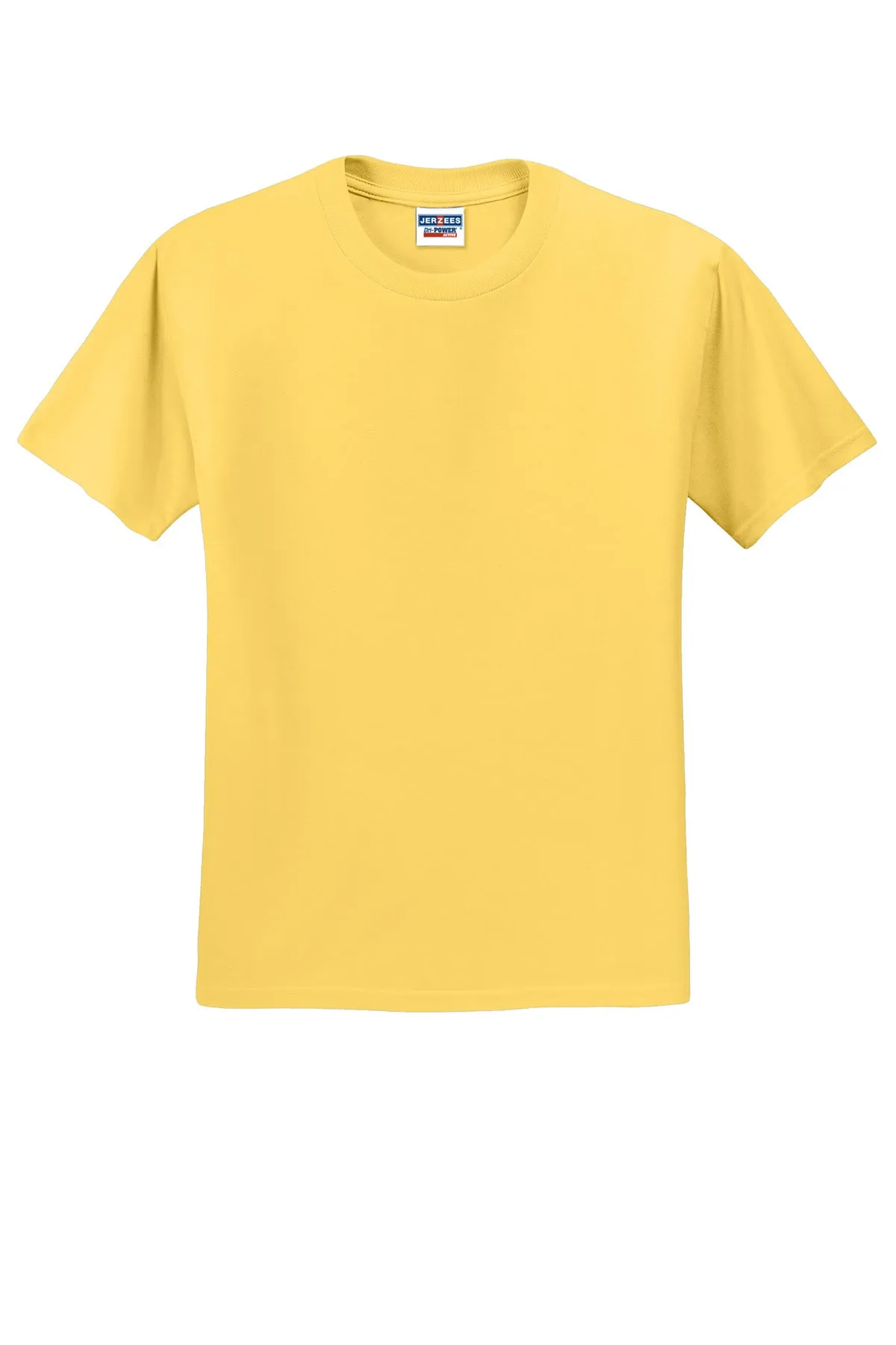 Jerzees  Dri-Power 50/50 Cotton/Poly T-Shirt.  29M Island Yellow
