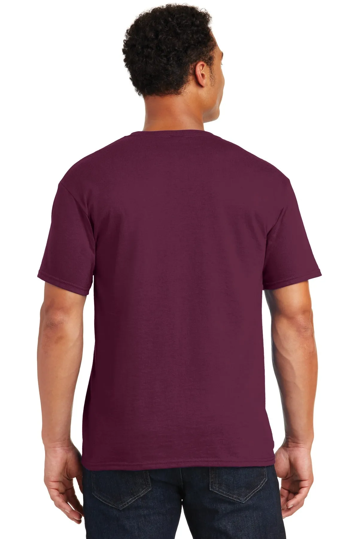 Jerzees  Dri-Power 50/50 Cotton/Poly T-Shirt.  29M Maroon
