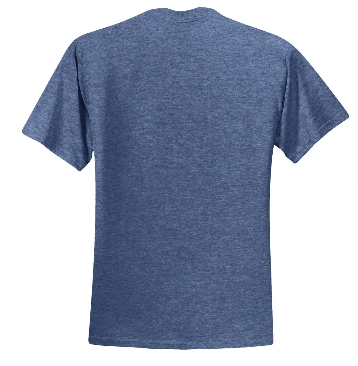 Jerzees  Dri-Power 50/50 Cotton/Poly T-Shirt.  29M Vintage Heather Blue
