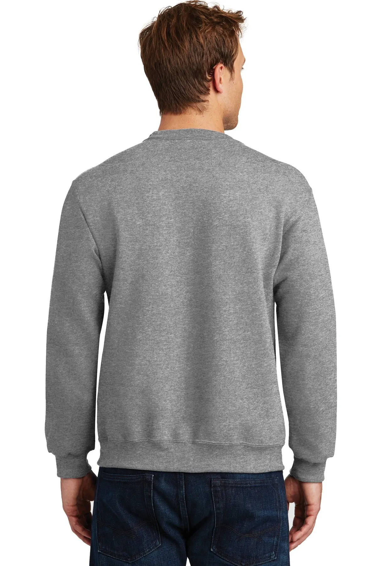 Jerzees Super Sweats NuBlend Crewneck Sweatshirt.  4662M Oxford