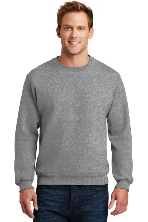 Jerzees Super Sweats NuBlend Crewneck Sweatshirt.  4662M Oxford