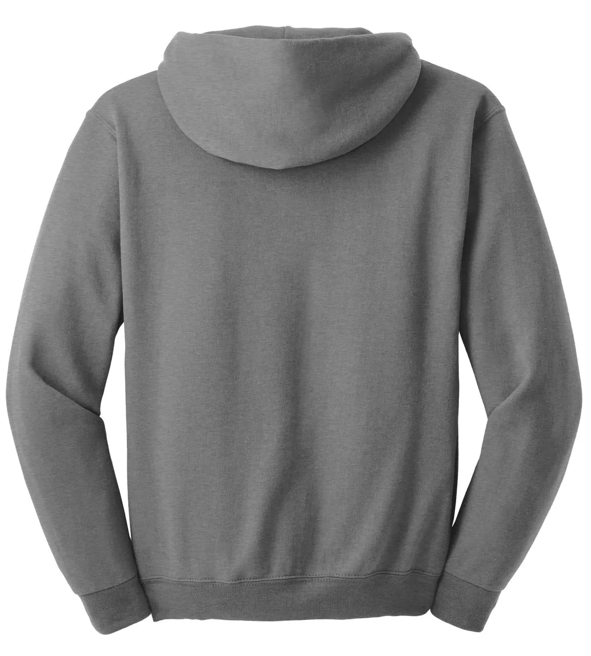 Jerzees Super Sweats NuBlend Pullover Hooded Sweatshirt.  4997M Oxford