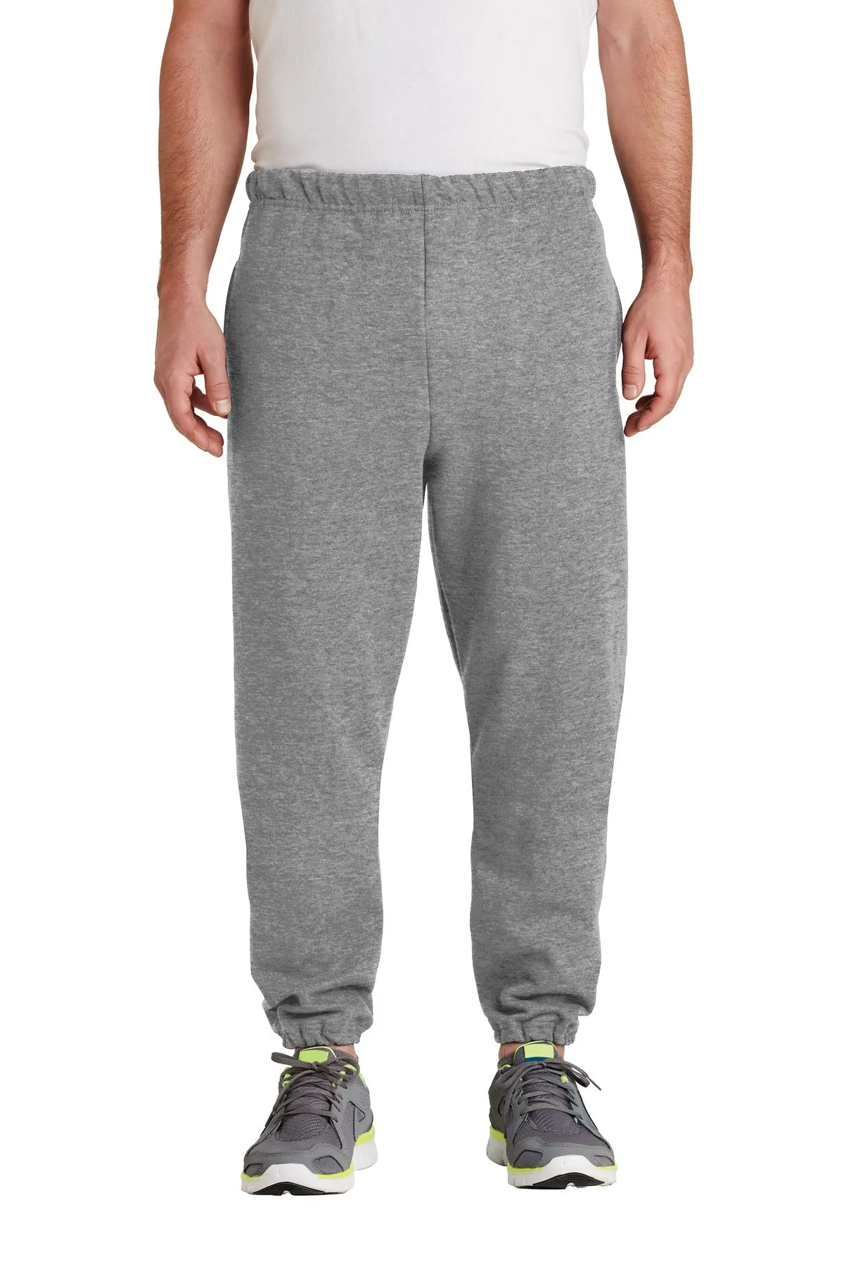 Jerzees Super Sweats NuBlend Sweatpant with Pockets.  4850MP Oxford