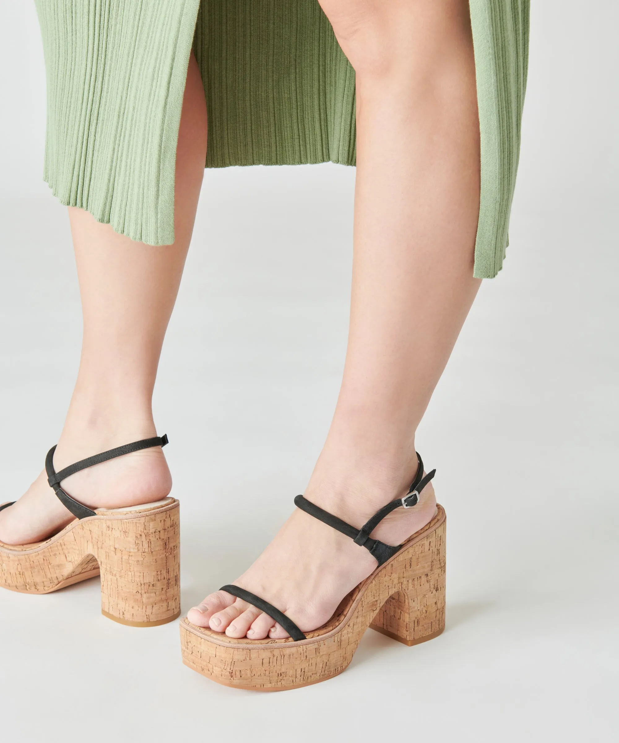 JODIE HEELS BLACK NUBUCK