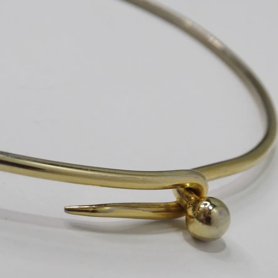 Judith Leiber Wheel of the Year Gold Choker