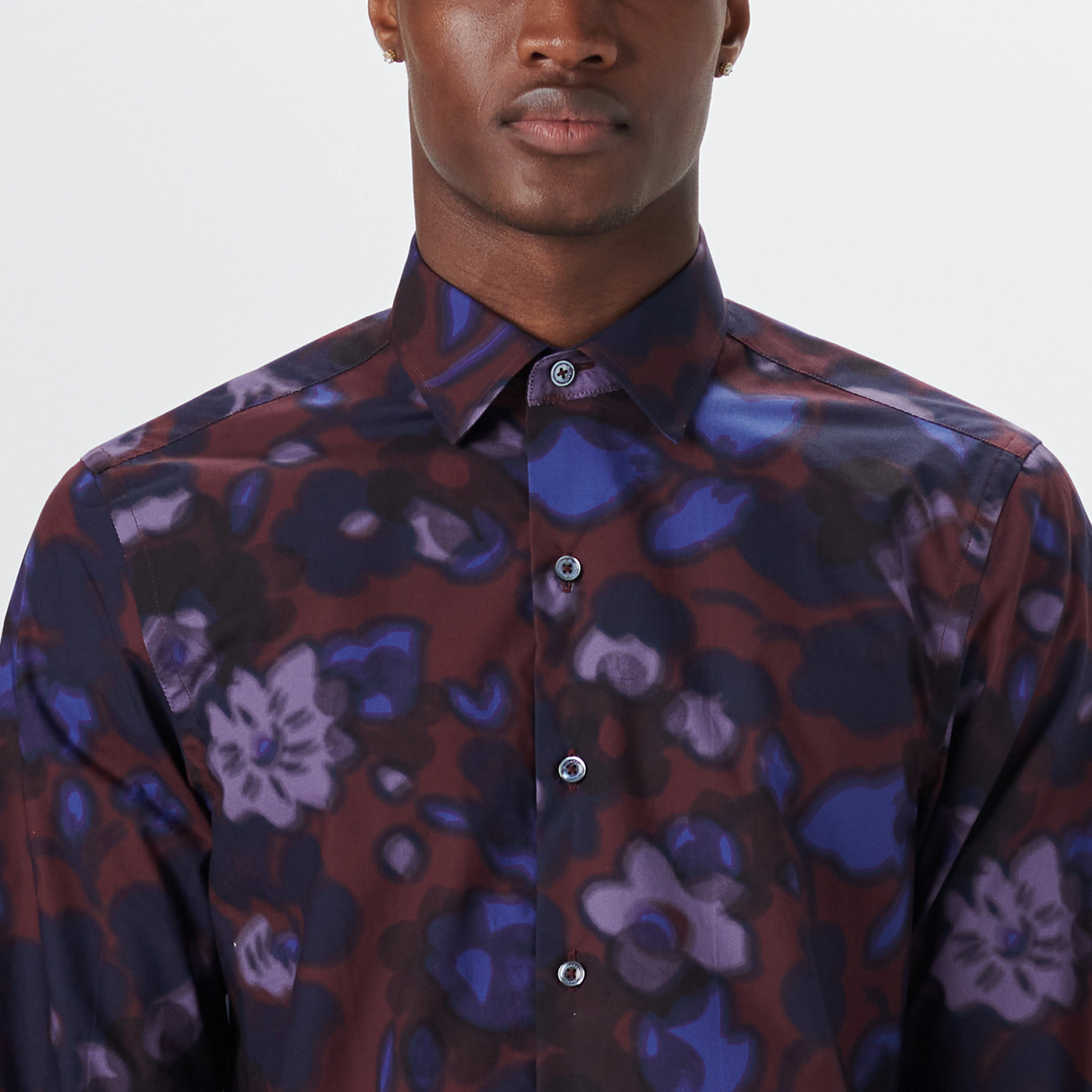 JULIAN Liberty Betsy Shadow Print Shirt