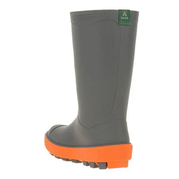 Kamik Riptide Charcoal Charbon Boys Rain Boots
