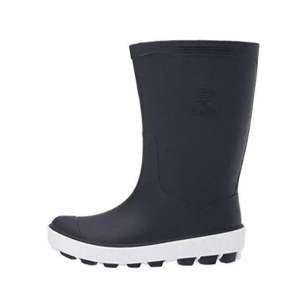 Kamik Riptide Navy White Boys Rain Boots
