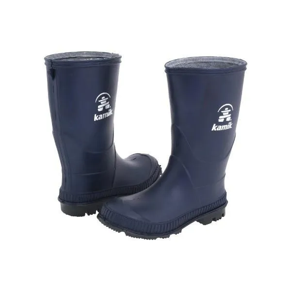 Kamik Stomp Boys Rain Boots Navy (Made in Canada)