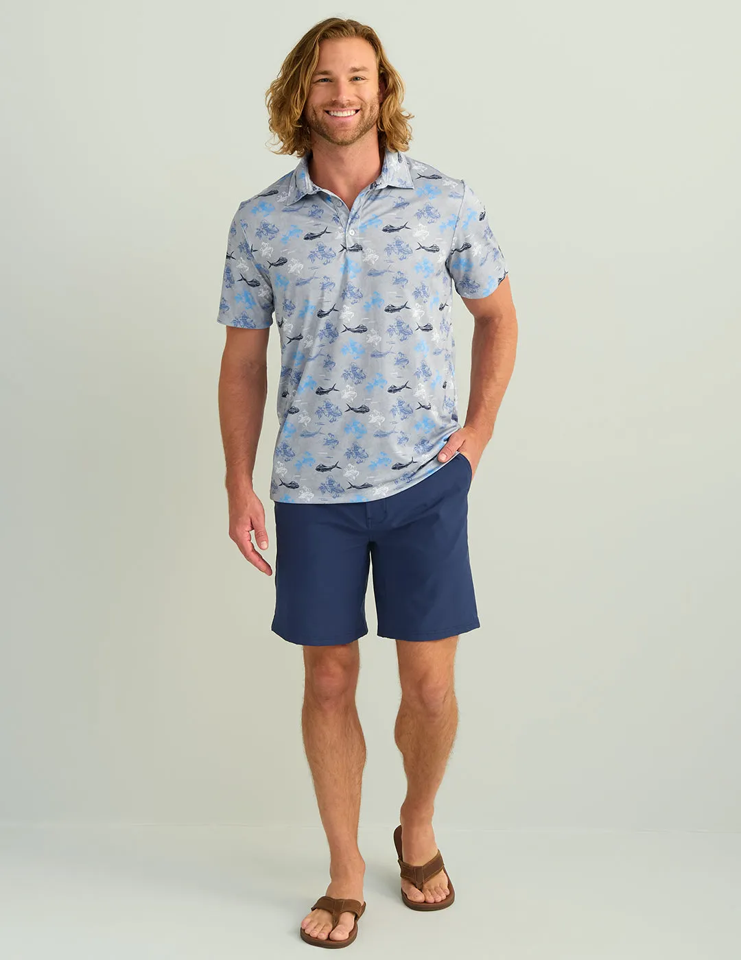 KC Print Pursuit Performance Polo