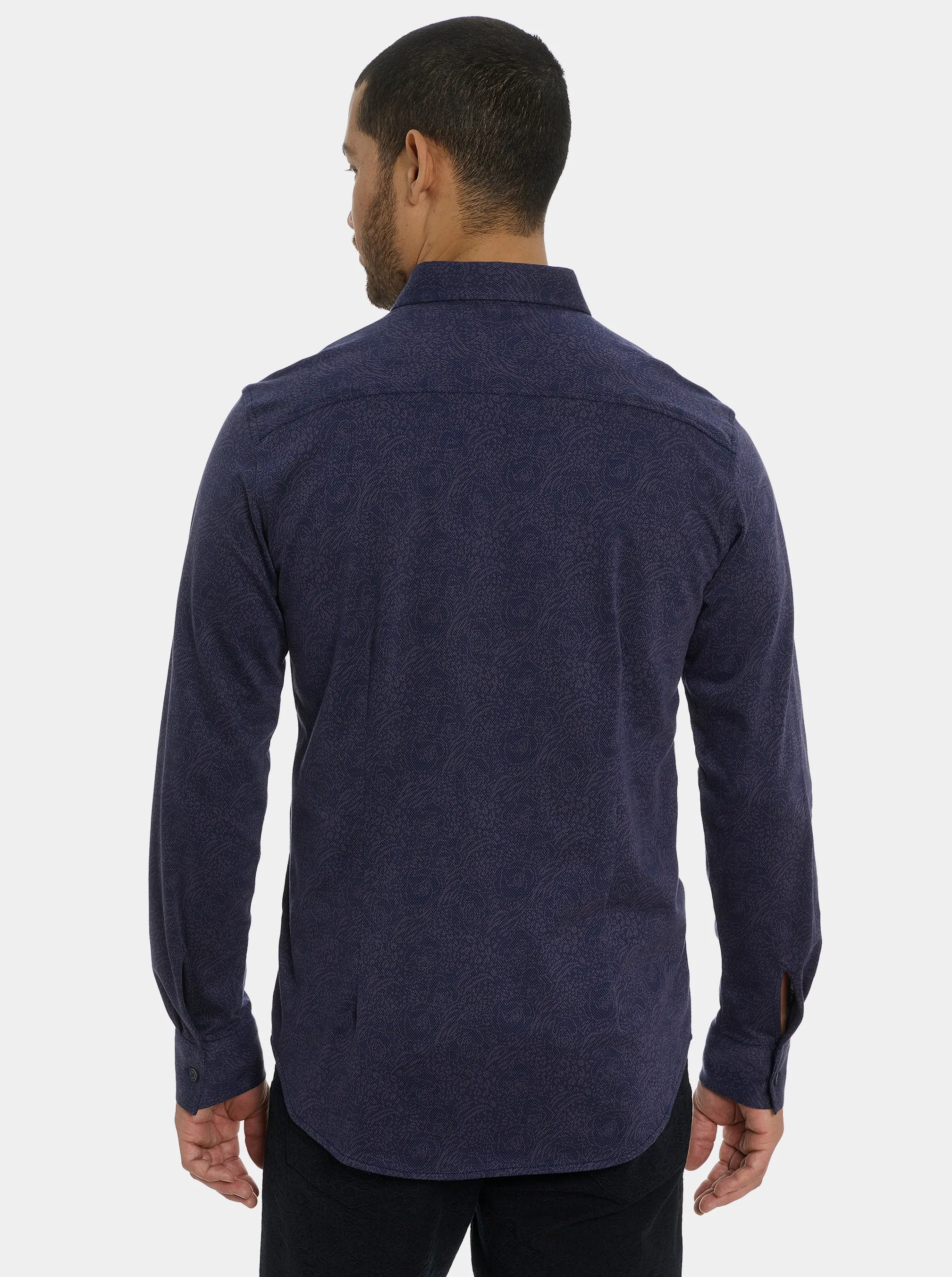 KELVIN LONG SLEEVE BUTTON DOWN SHIRT