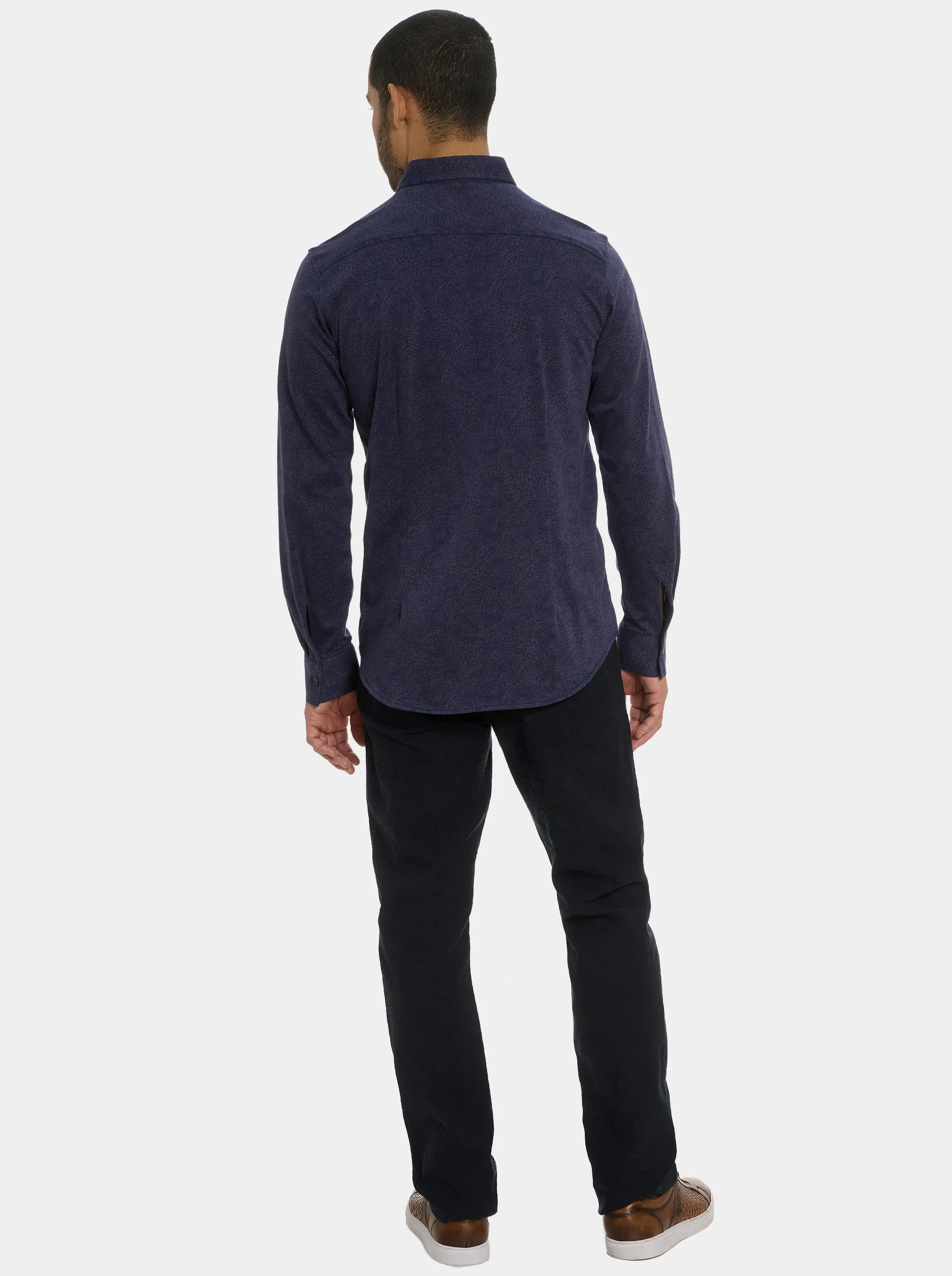 KELVIN LONG SLEEVE BUTTON DOWN SHIRT