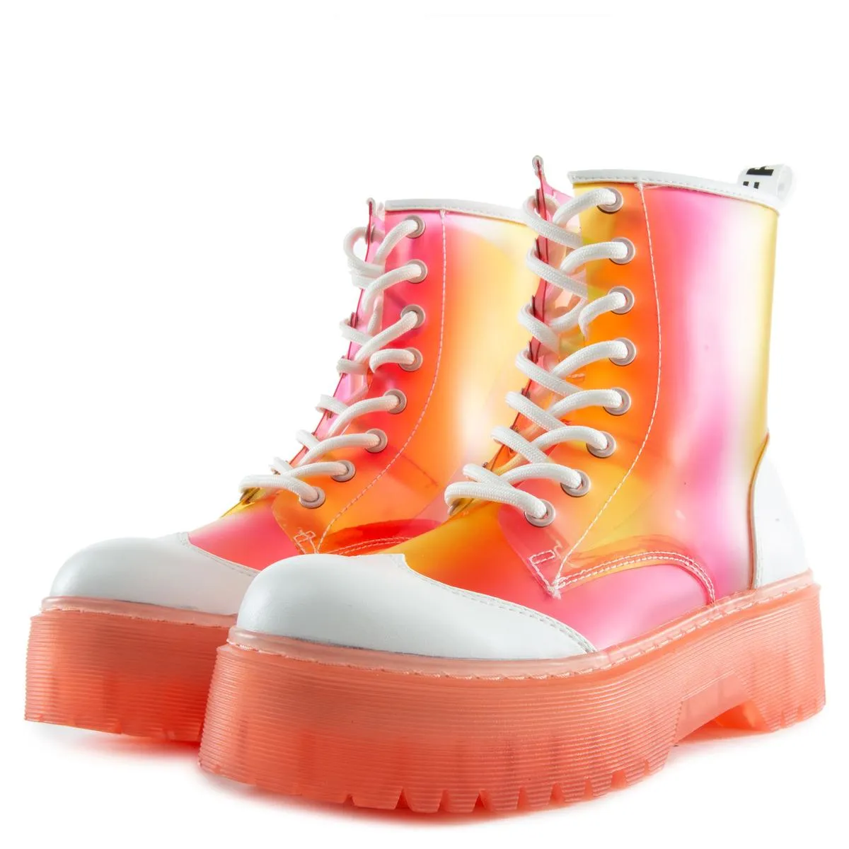 Kenzo-29 Transparent Combat Boots
