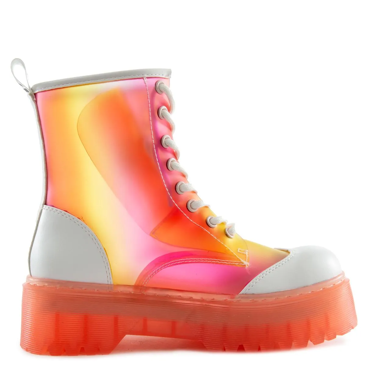 Kenzo-29 Transparent Combat Boots