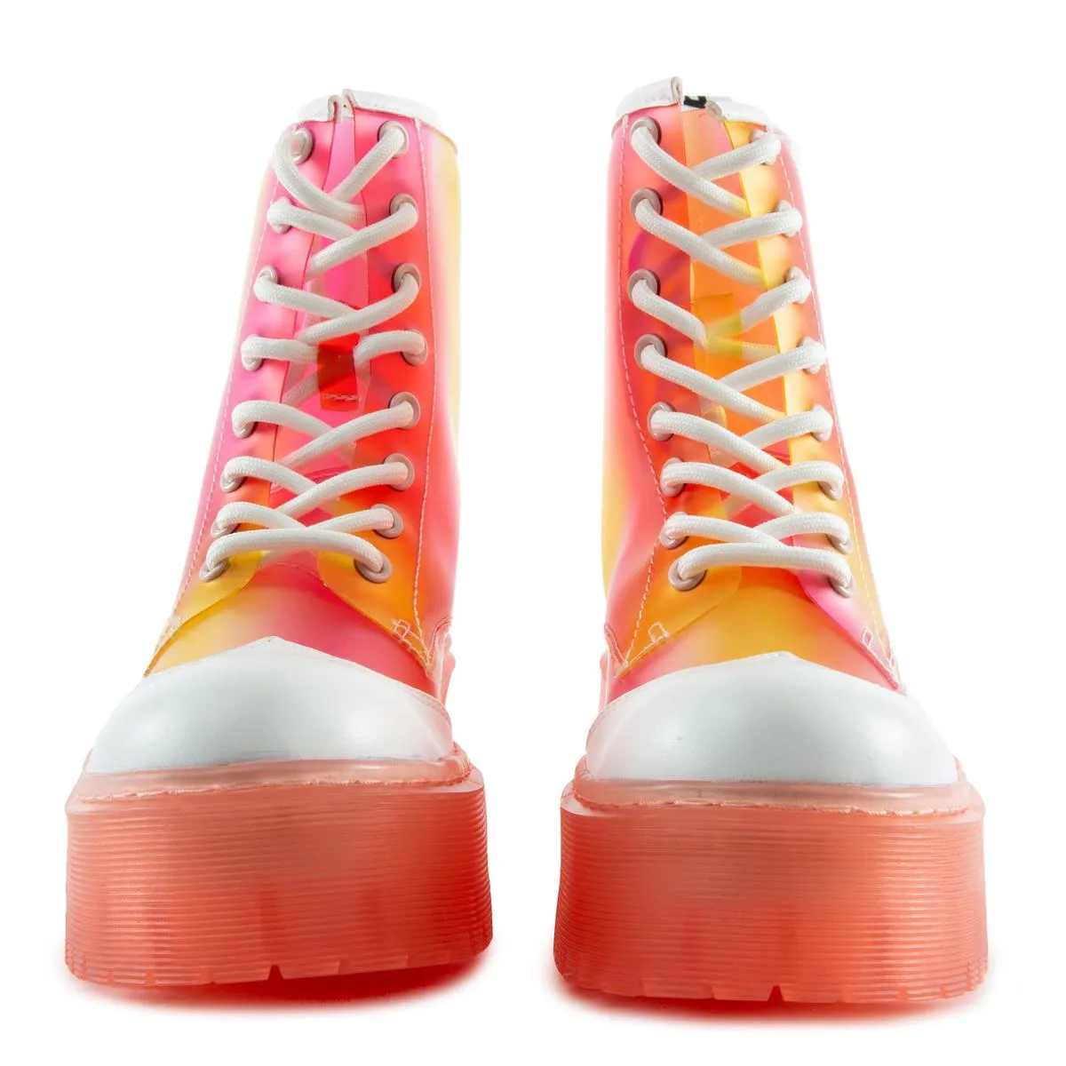 Kenzo-29 Transparent Combat Boots
