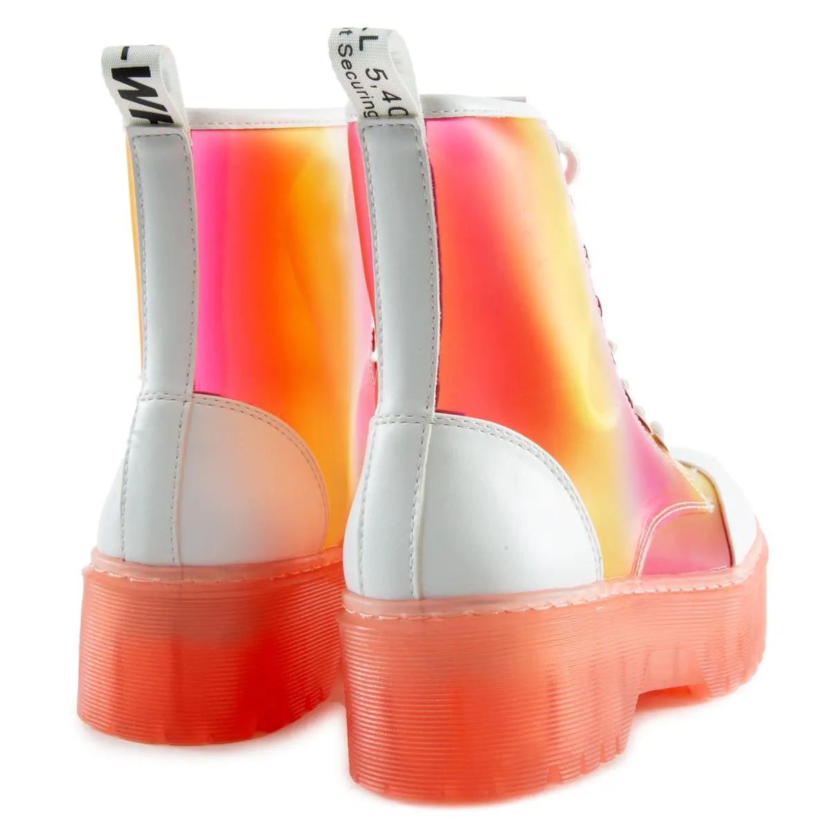Kenzo-29 Transparent Combat Boots