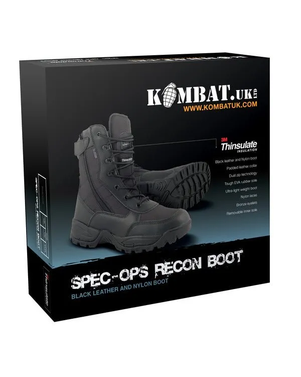 Kombat UK Spec-Ops Leather & Nylon Recon Boots