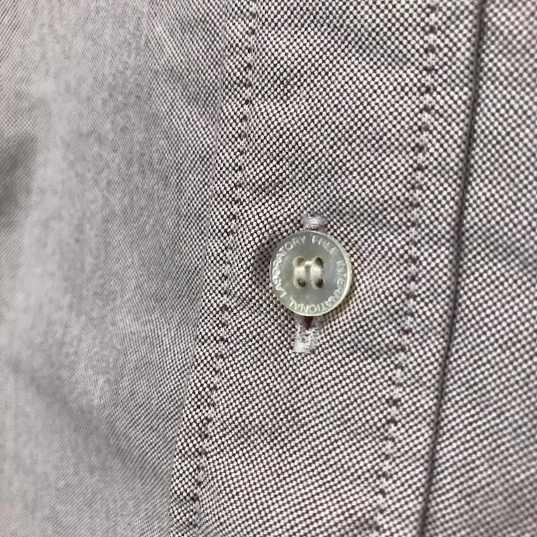[L] DS! Visvim Juneau Weld Pizi L/S Giza Shirt Purple