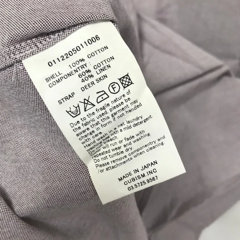 [L] DS! Visvim Juneau Weld Pizi L/S Giza Shirt Purple
