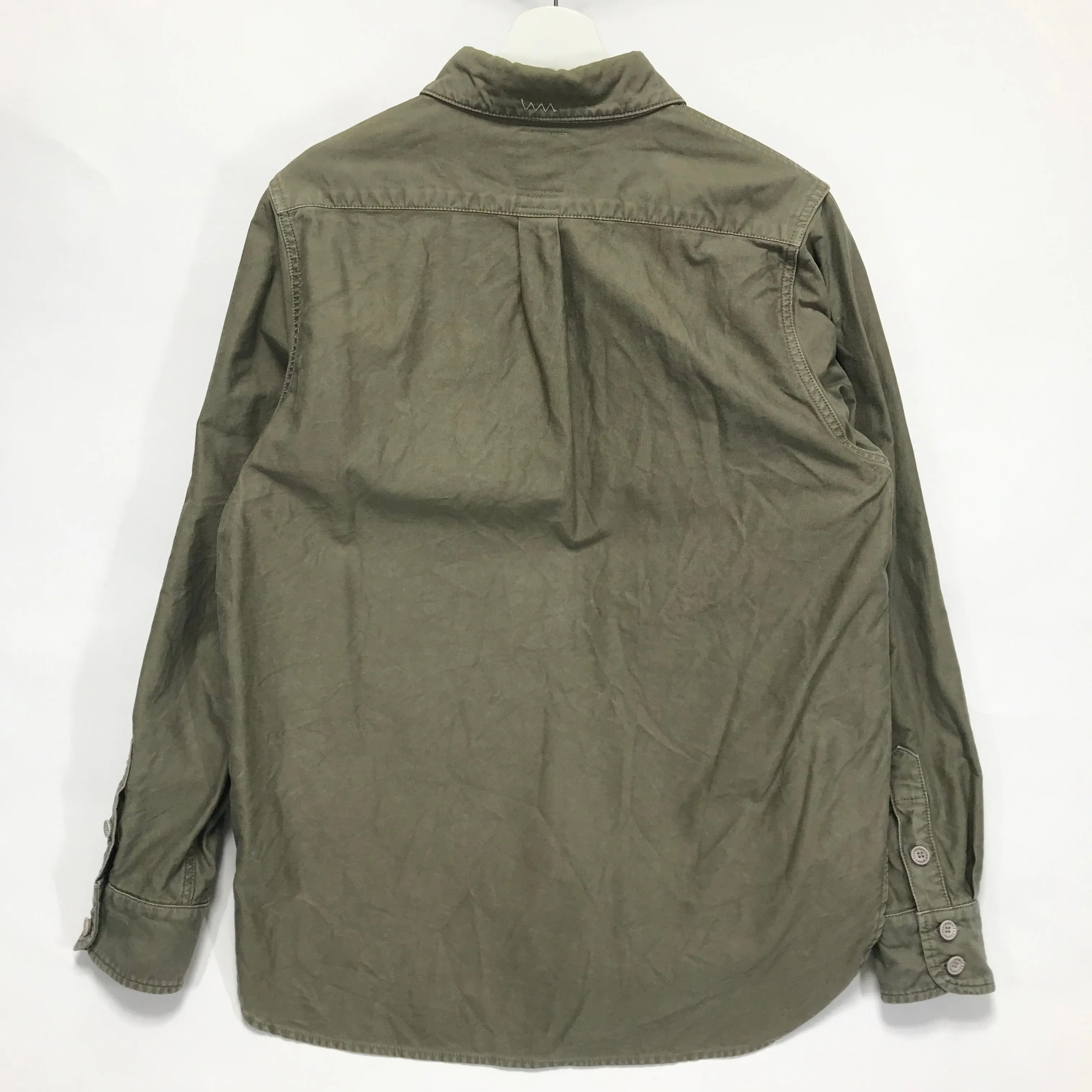 [L] Visvim 18SS ALPHA P.O. SHIRT L/S	OLIVE