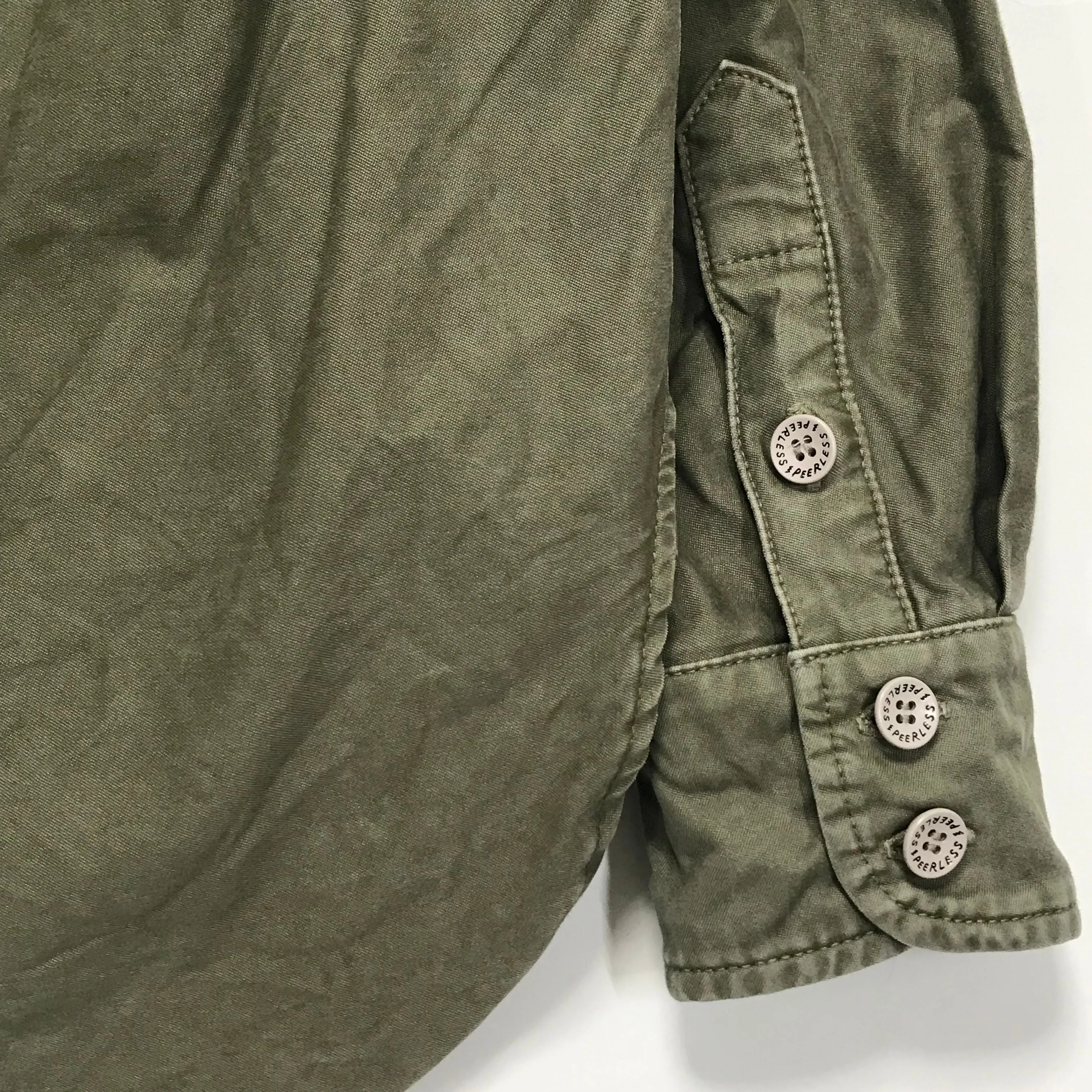 [L] Visvim 18SS ALPHA P.O. SHIRT L/S	OLIVE