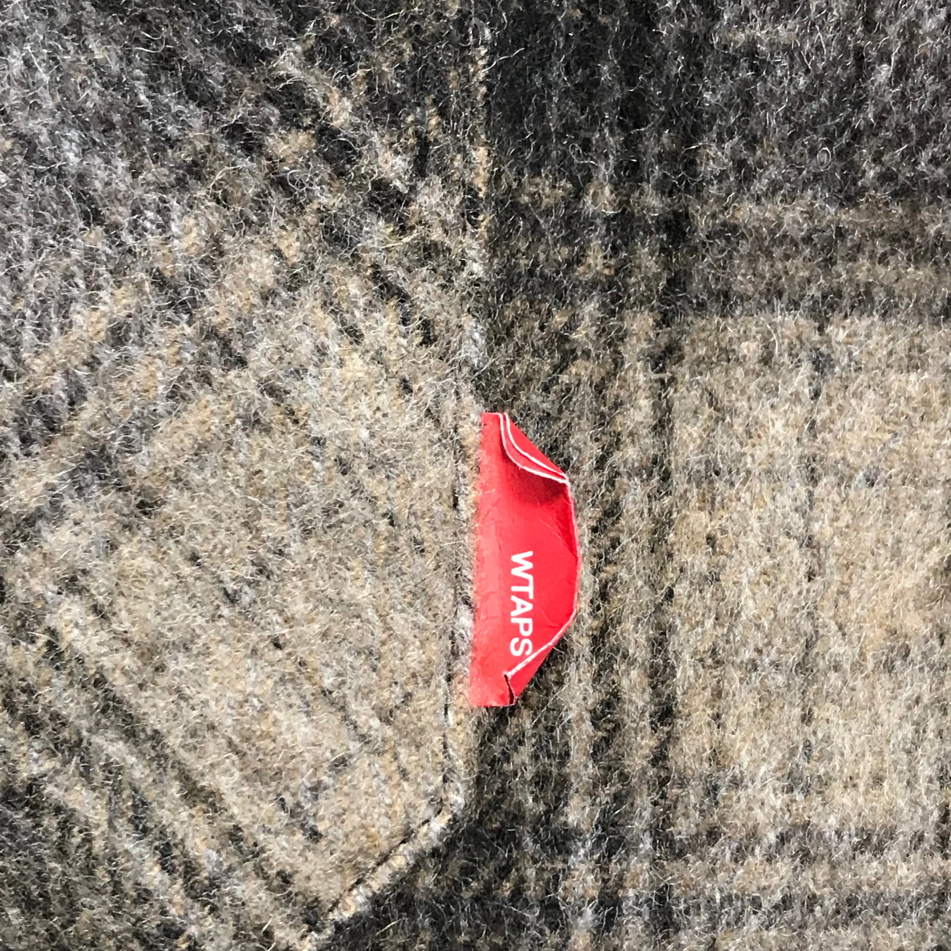 [L] WTaps 07AW Wool Flannel Union L/S Shirt Brown