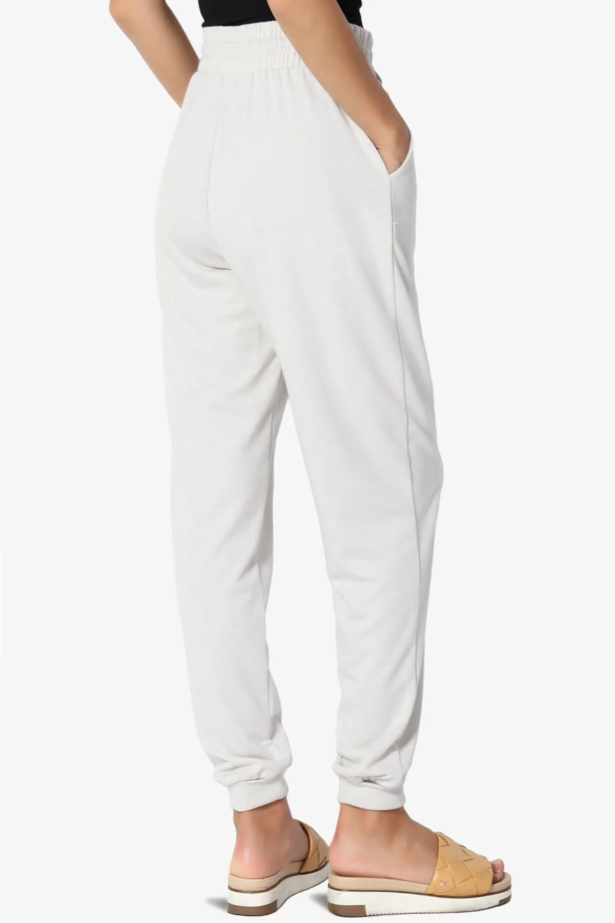 Lanette Drawstring Jersey Jogger Pants PLUS