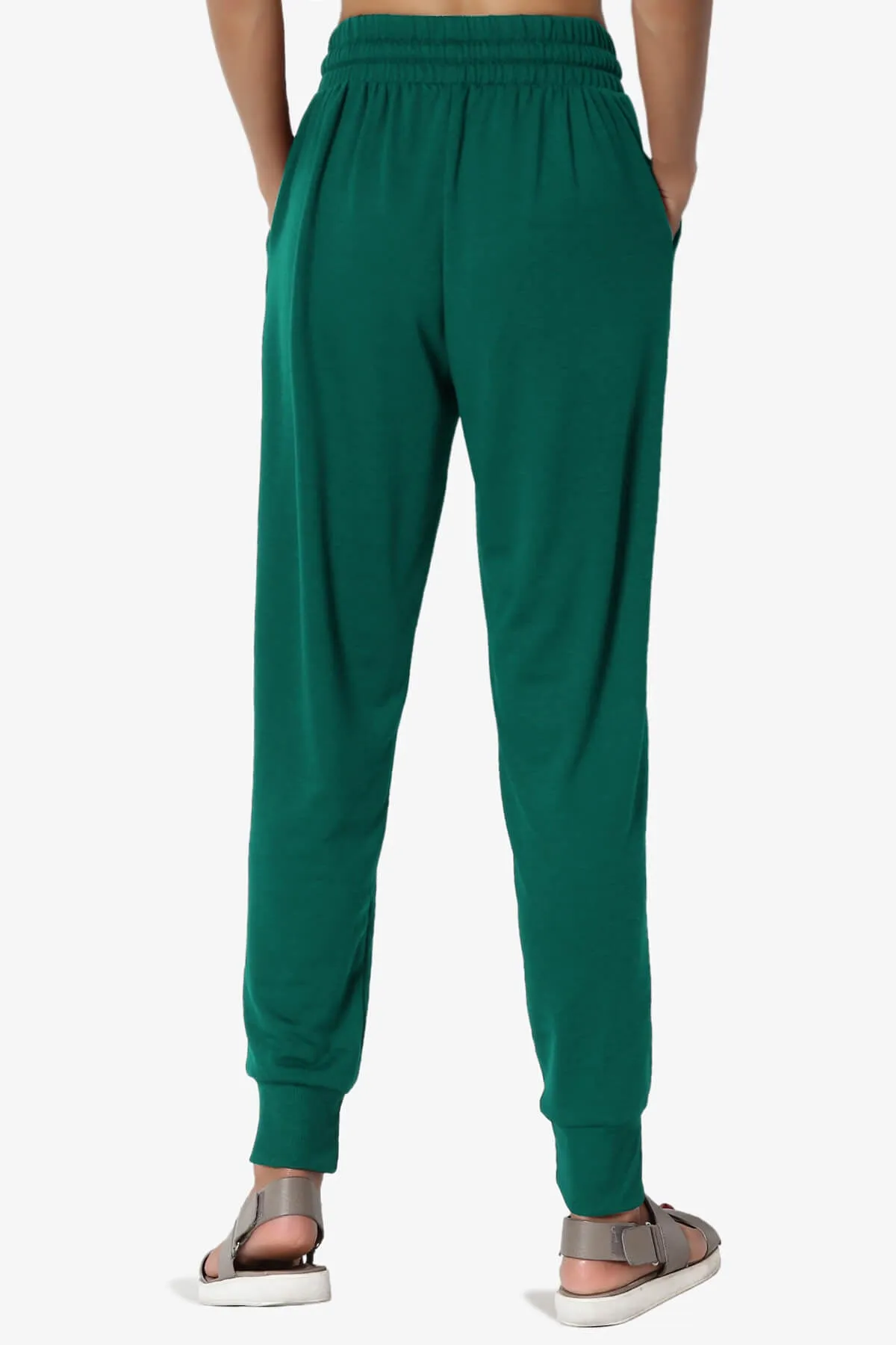 Lanette Drawstring Jersey Jogger Pants PLUS
