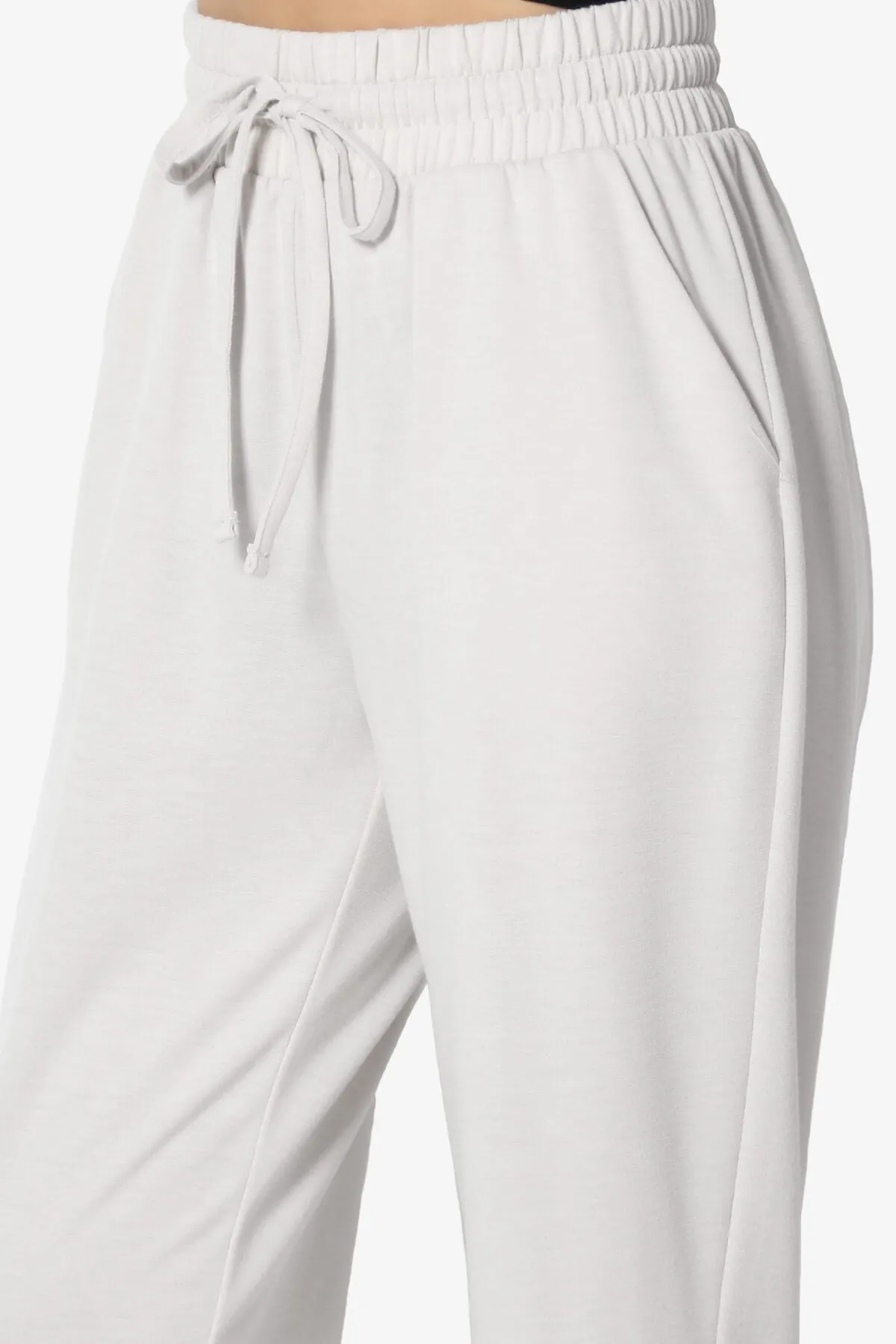 Lanette Drawstring Jersey Jogger Pants PLUS
