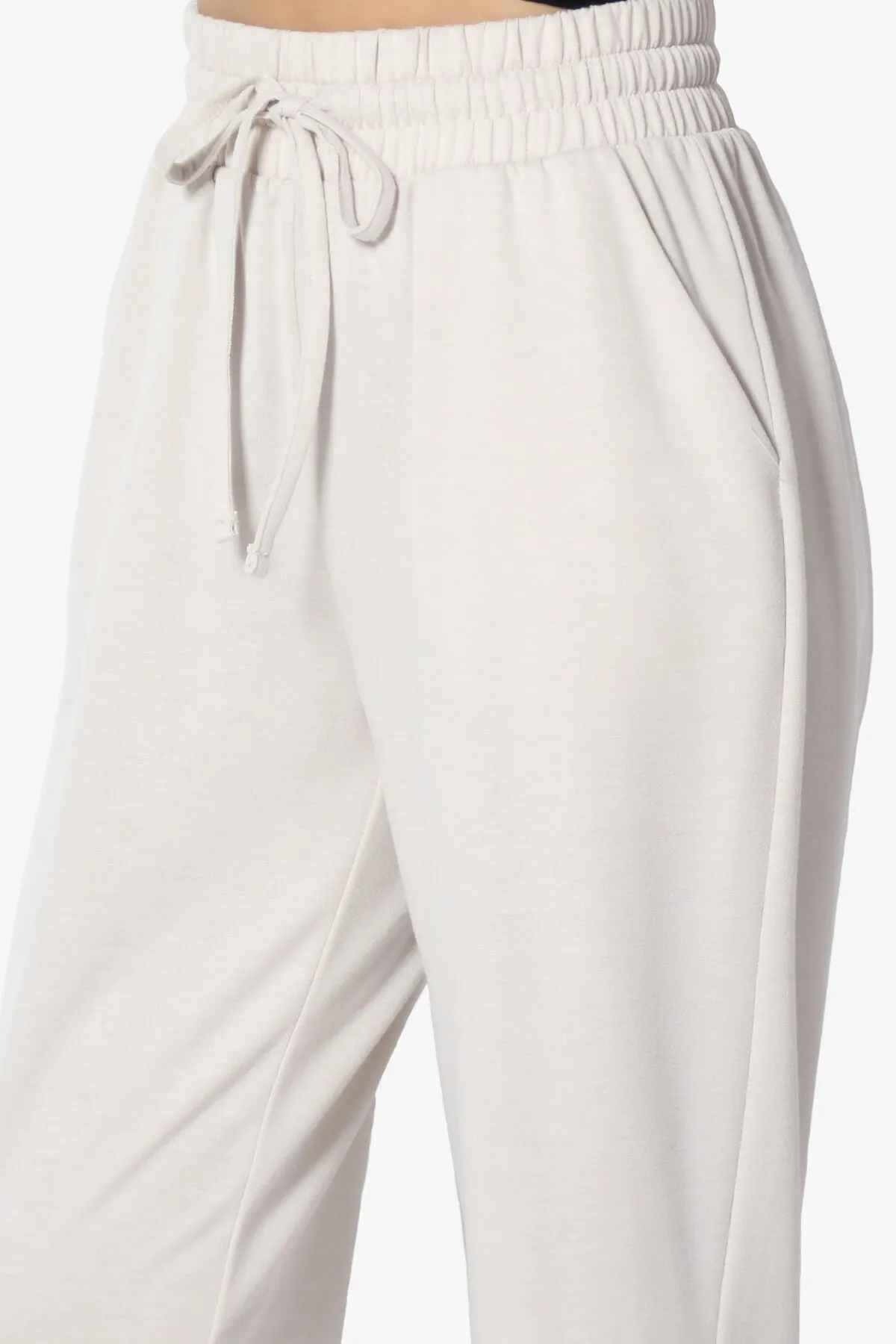 Lanette Drawstring Jersey Jogger Pants PLUS