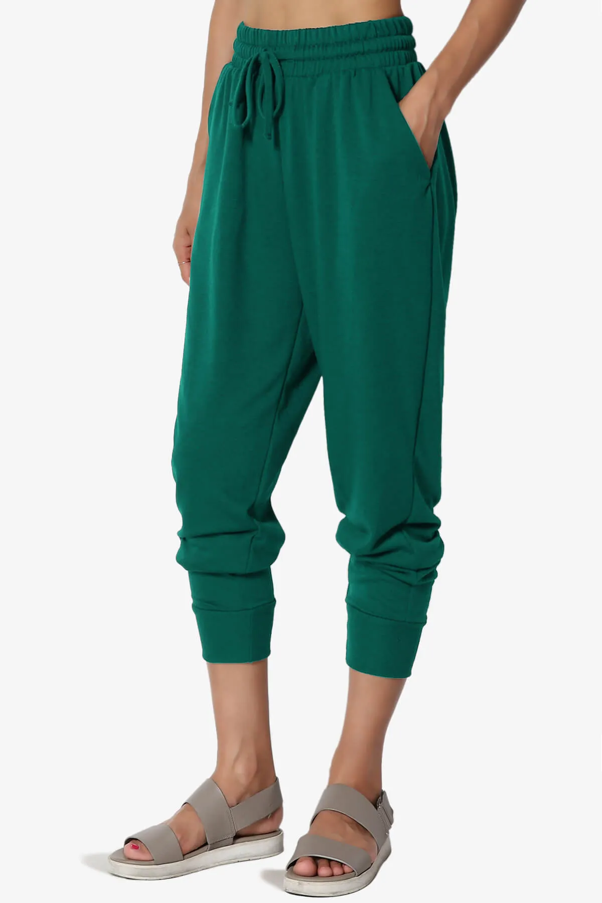 Lanette Drawstring Jersey Jogger Pants PLUS