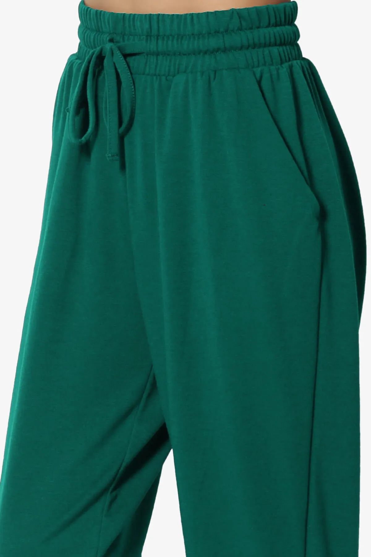 Lanette Drawstring Jersey Jogger Pants PLUS