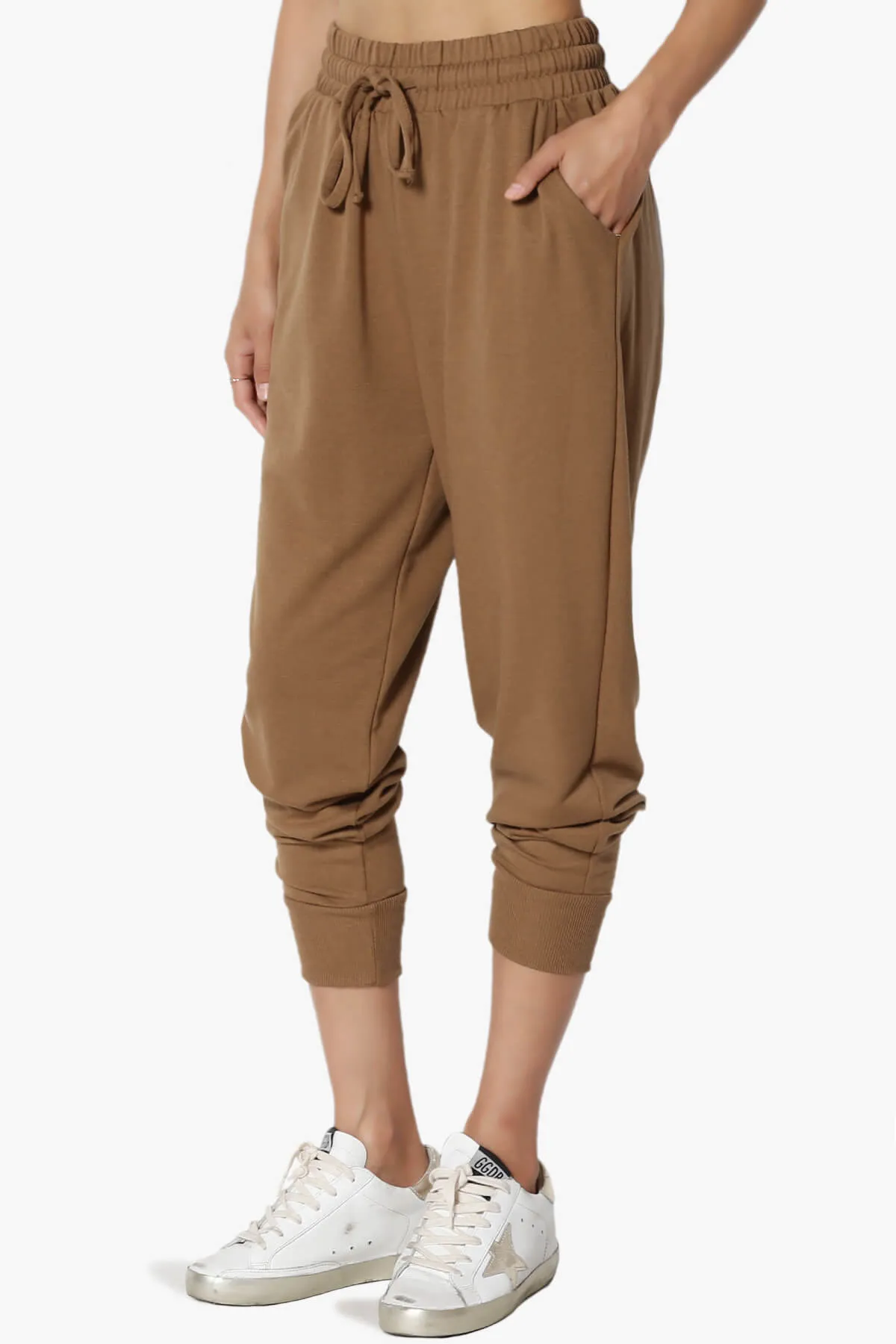 Lanette Drawstring Jersey Jogger Pants PLUS
