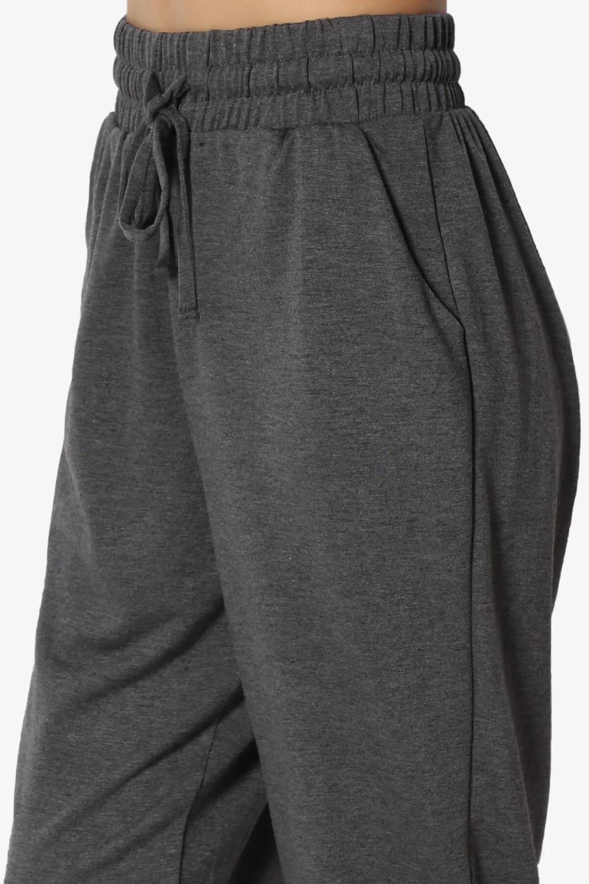 Lanette Drawstring Jersey Jogger Pants PLUS