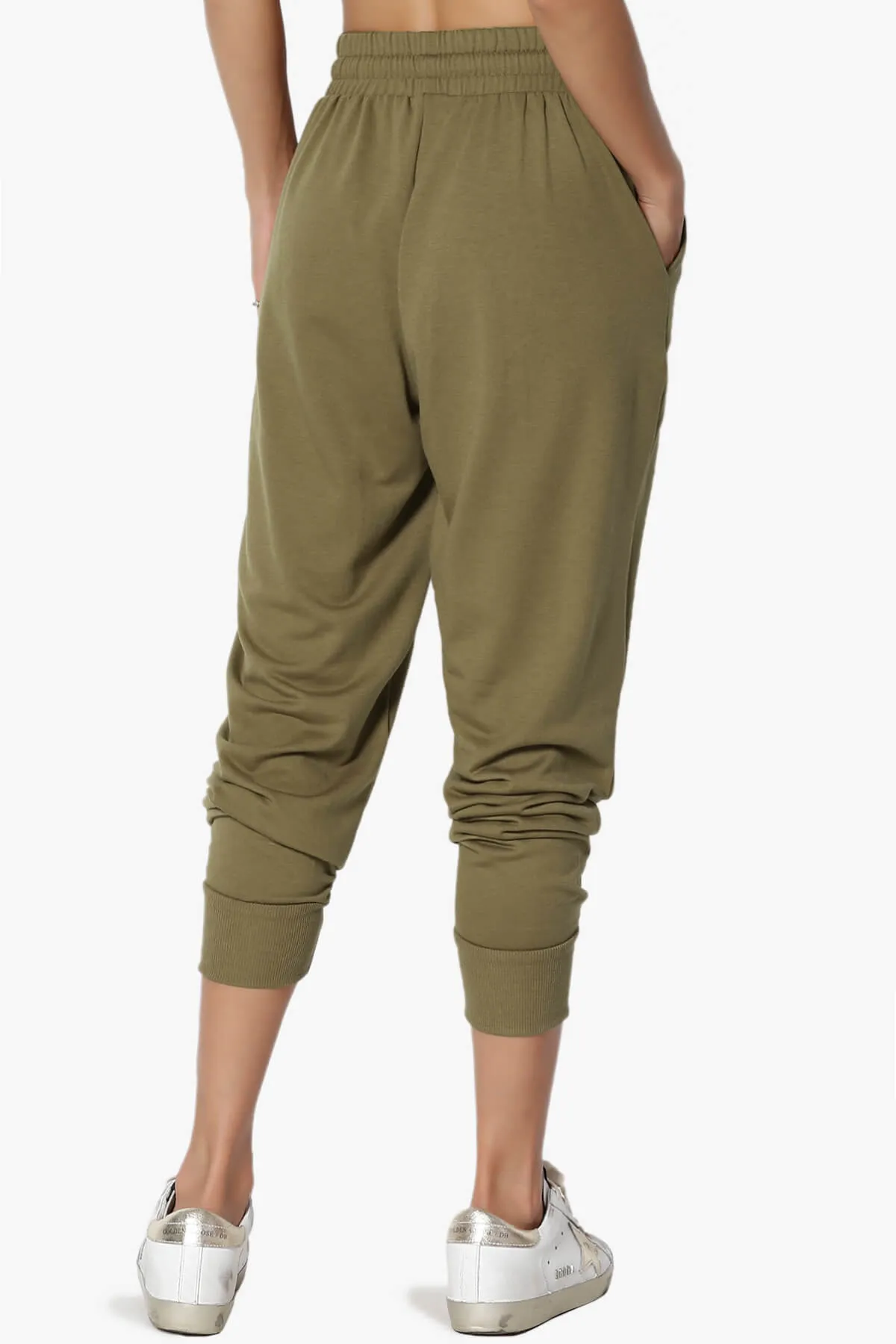 Lanette Drawstring Jersey Jogger Pants PLUS